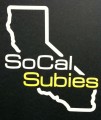 SoCalSubies.com Rear Window Vinyl Decal (White/Gold)