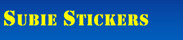 Subie Stickers